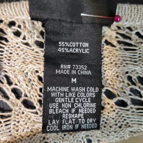 Its Our Time. Cream/ Tan, 3/4- Batwing Sleeve Top - Picture 5 of 5